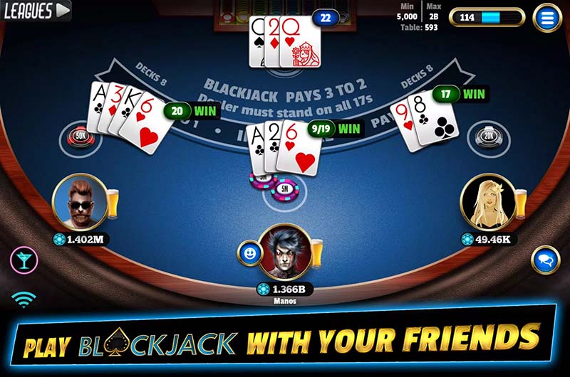 Chơi game bài Blackjack online